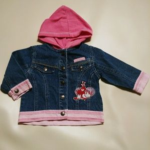Disney girl toddler minnie mouse jacket
